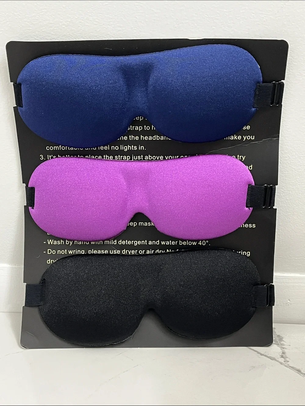 Eye sleep masks 3D 3 pack